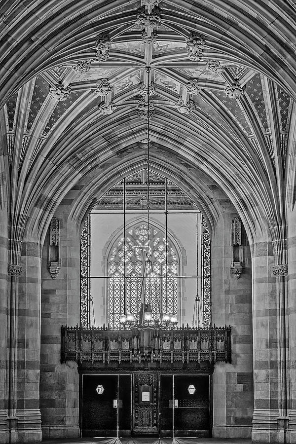 Yale University Sterling Library BW #1 Photograph by Susan Candelario