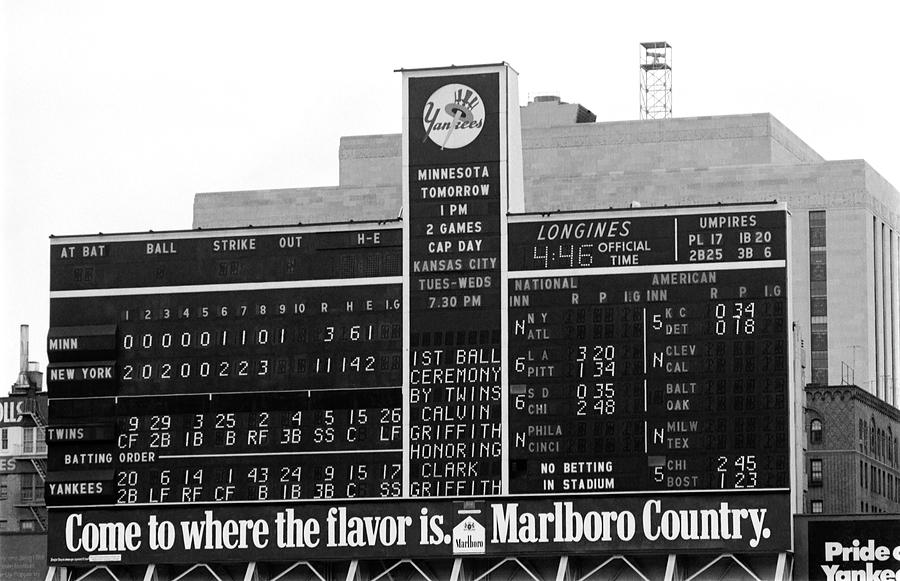Yankee Stadium April 28, 1973 #1 Photograph by Paul Plaine