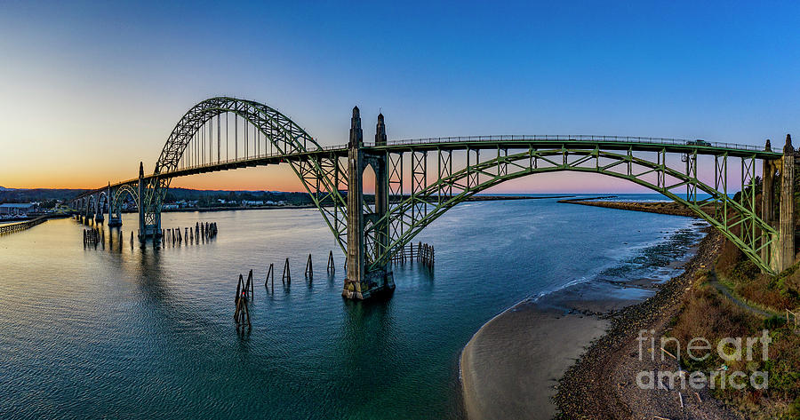 Yaquina Bay Bridge Newport Oregon Photograph