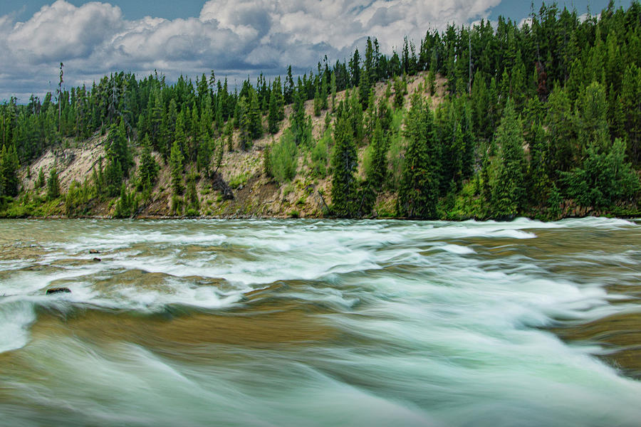 Yellowstone River at the LeHardy Rapids #1 Photograph by Randall Nyhof