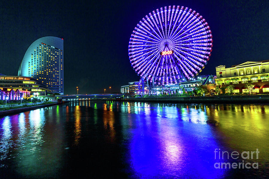 Yokohama Ferris Wheel #1 Photograph by Benny Marty