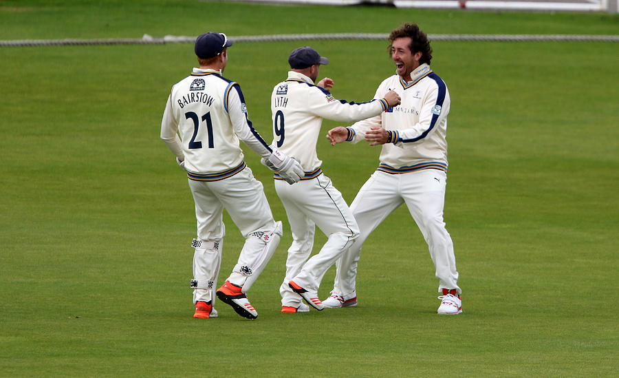 Yorkshire v Somerset - LV County Championship #1 Photograph by Richard Sellers