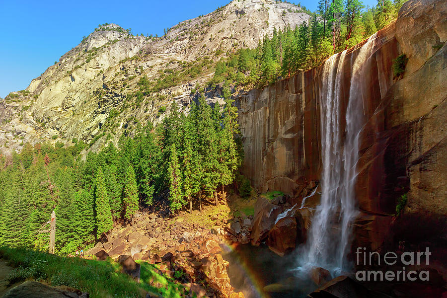 Yosemite National Park Vernal Fall waterfall #1 Photograph by Benny Marty