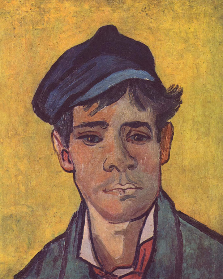 Vincent Van Gogh Painting - Young man with cap #1 by Vincent van Gogh