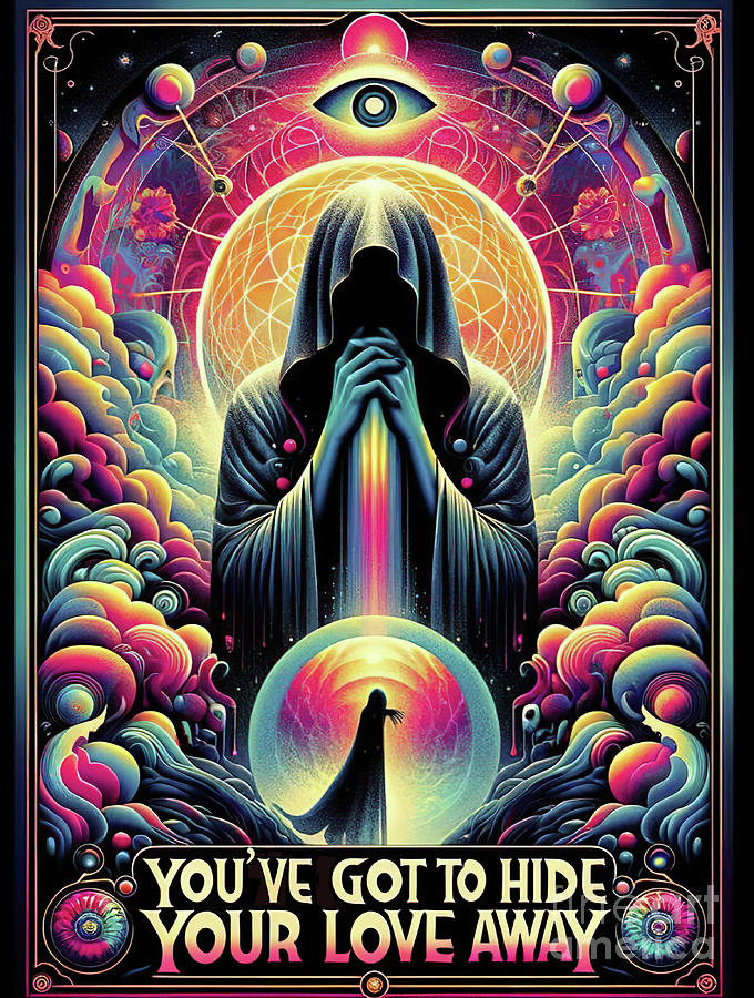 Youve Got to Hide Your Love Away music poster #1 Digital Art by Movie World Posters