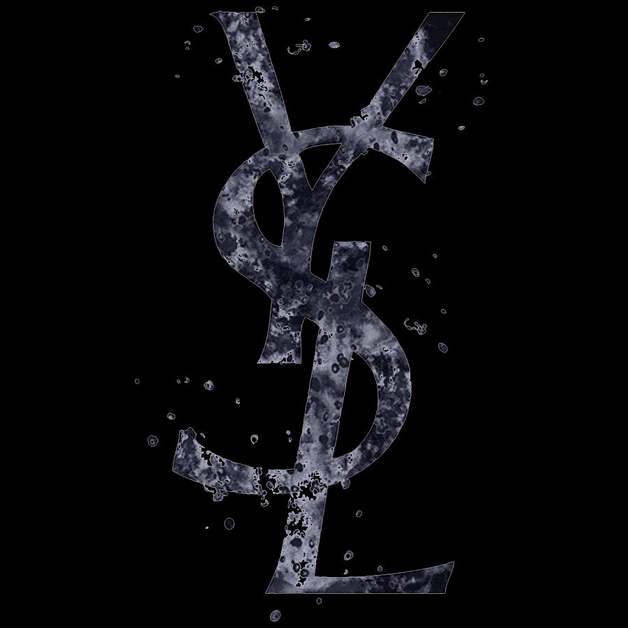 Yves Saint Laurent New Logo Digital Art by Bruce Queener | Pixels