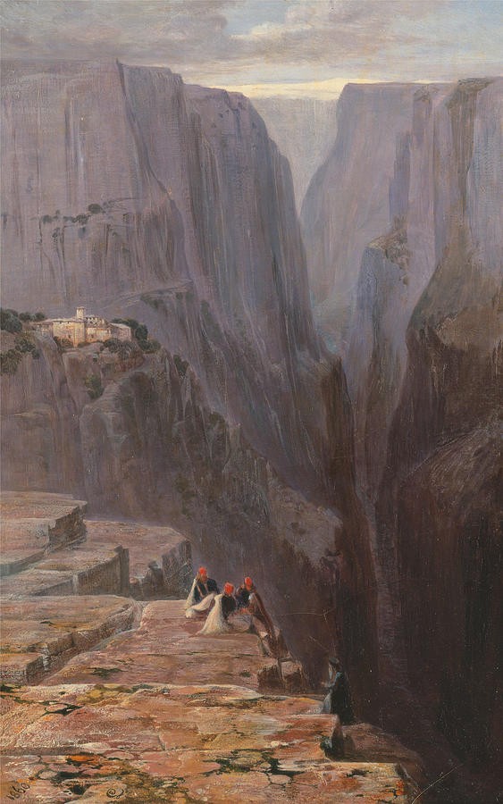 Edward Lear Painting - Zagori  Greece  #1 by Edward Lear