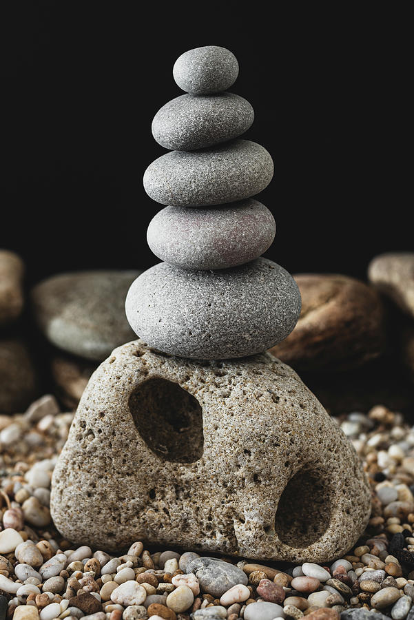 Zen Stones #1 Photograph by Marco Oliveira