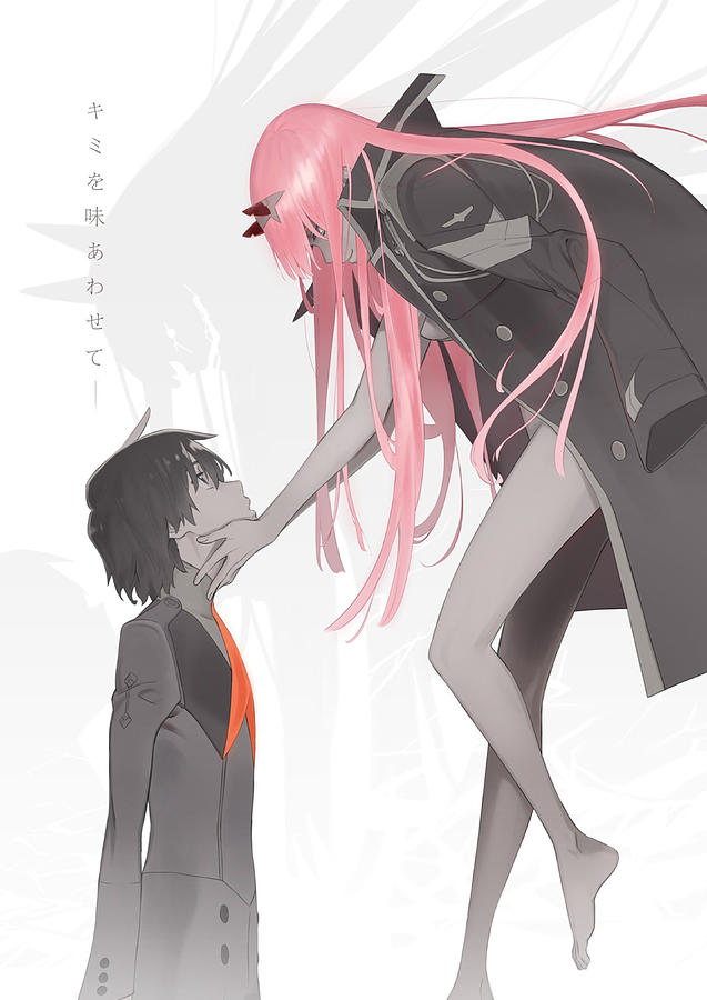 Zero two cute Drawing by FromJapan ToUSA Fine Art America
