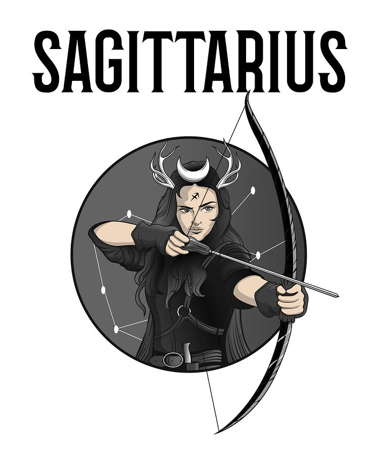1 Zodiac Sign Sagittarius Horoscope Archer Shirt Benjamin Burkert 