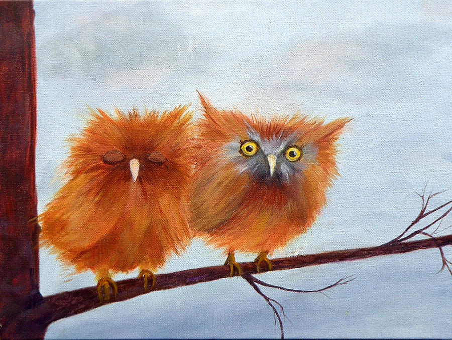 ZzzzWhat? Painting by Deborah Naves