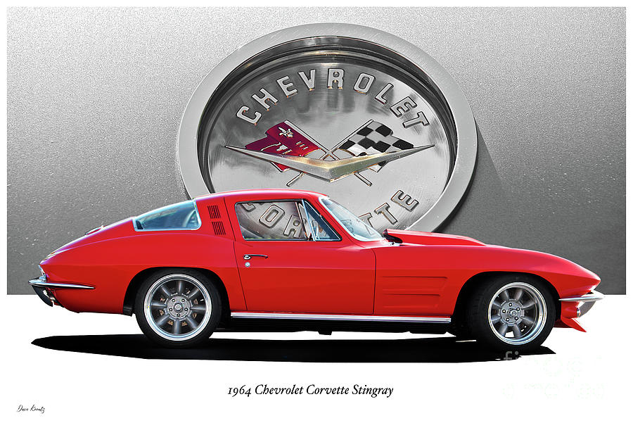 1964 Chevrolet Corvette Stingray Photograph by Dave Koontz - Fine Art ...