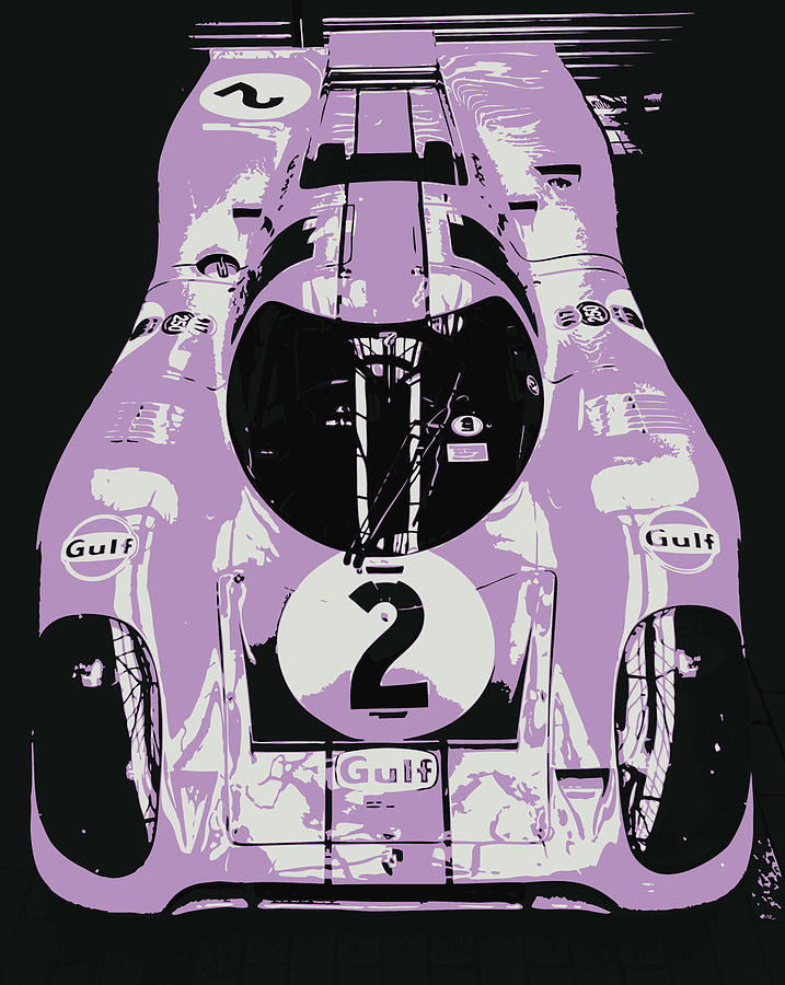1969 Porsche 917K Le Mans Race Car #10 Digital Art by Thespeedart 1969 Porsche 917K Le Mans Race Car #10 Digital Art by Thespeedart