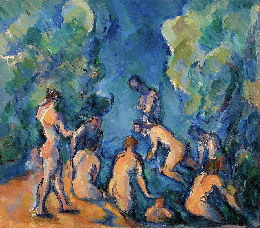 Paul Cezanne Painting - Bathers #10 by Paul Cezanne