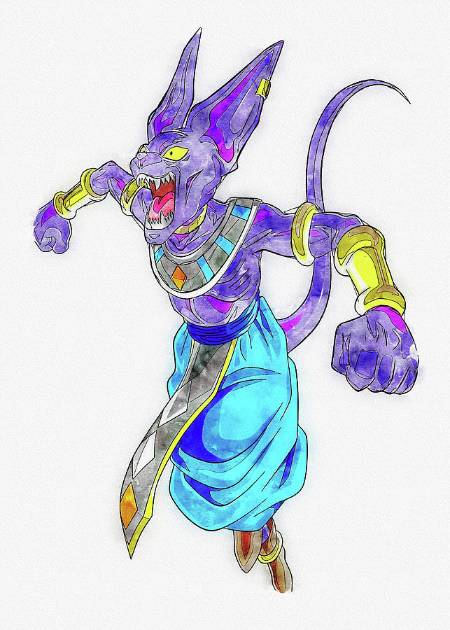 Beerus Digital Art by Yoyo Di