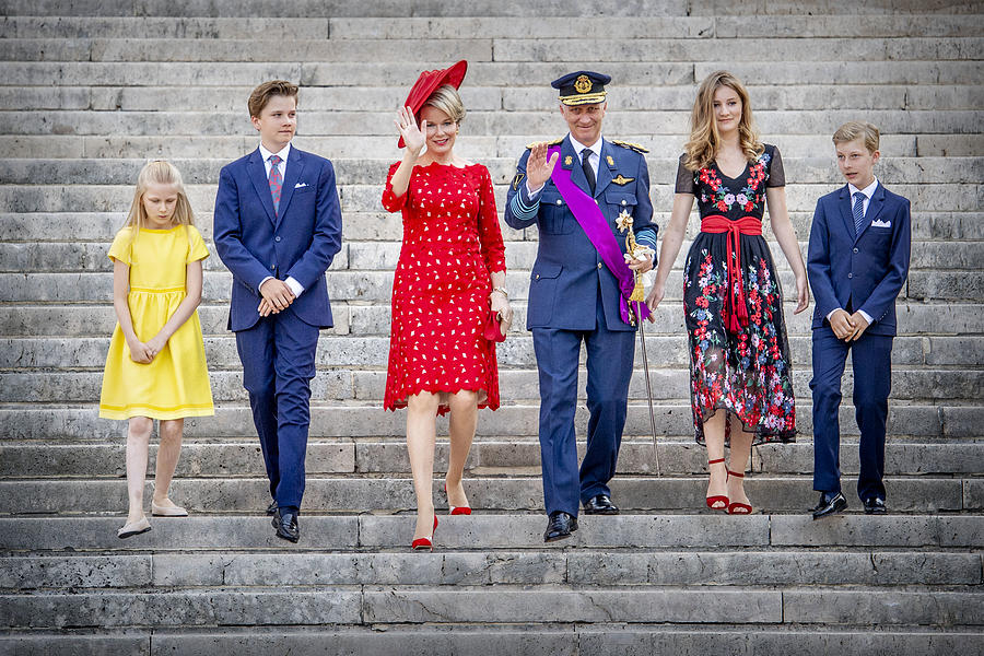 Belgian Royals Attend National Day #10 Photograph by Patrick van Katwijk