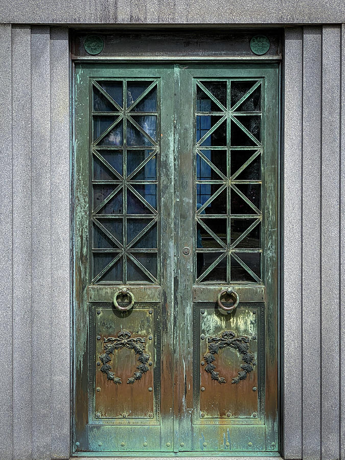Bonaventure Mausoleum Doors, Bonaventure Cemetery, Savannah, Geo #8 Photograph by Dawna Moore Photography