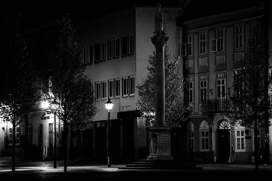 Bratislava at night #10 Photograph by Robert Grac