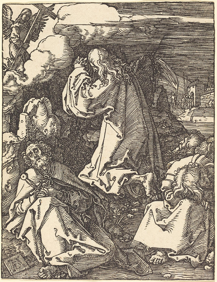 Christ on the Mount of Olives Drawing by Albrecht Durer - Fine Art America