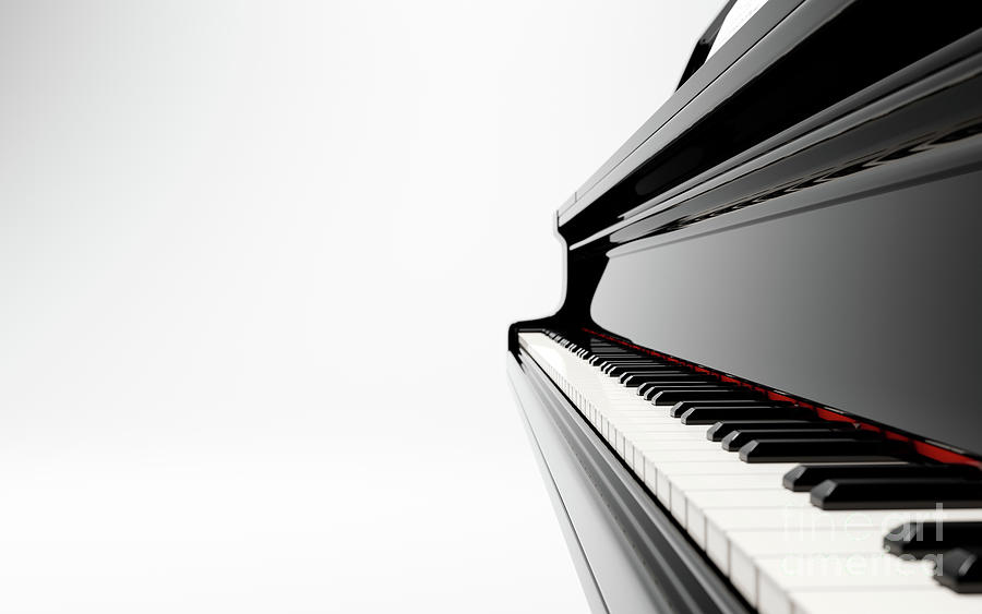 Classic grand piano keyboard #10 Photograph by Michal Bednarek