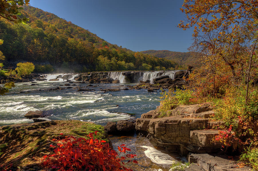 Sandstone Falls - West Virginia Photograph by Doug McPherson
