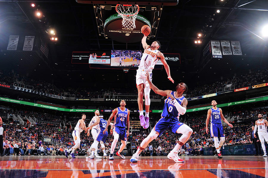 Devin Booker #10 Photograph by Barry Gossage