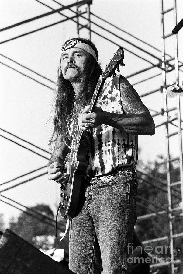Singer Photograph - Dickey Betts - Allman Brothers Band #10 by Concert Photos