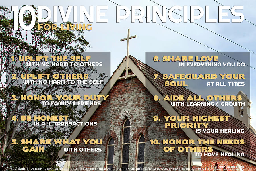 10 Divine Principles_03 Photograph by Az Jackson