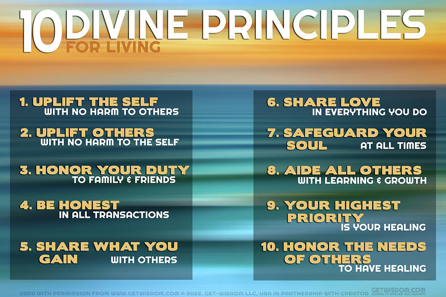 10 Divine Principles_04 Photograph by Az Jackson