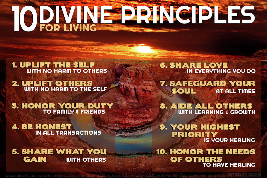 10 Divine Principles_05 Photograph by Az Jackson