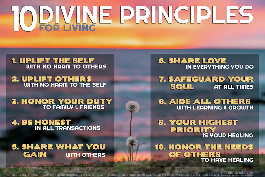 10 Divine Principles_06 Photograph by Az Jackson