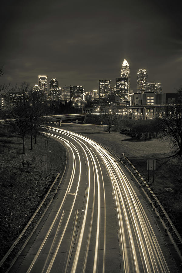 Downtown of Charlotte North Carolina skyline  #10 Photograph by Alex Grichenko