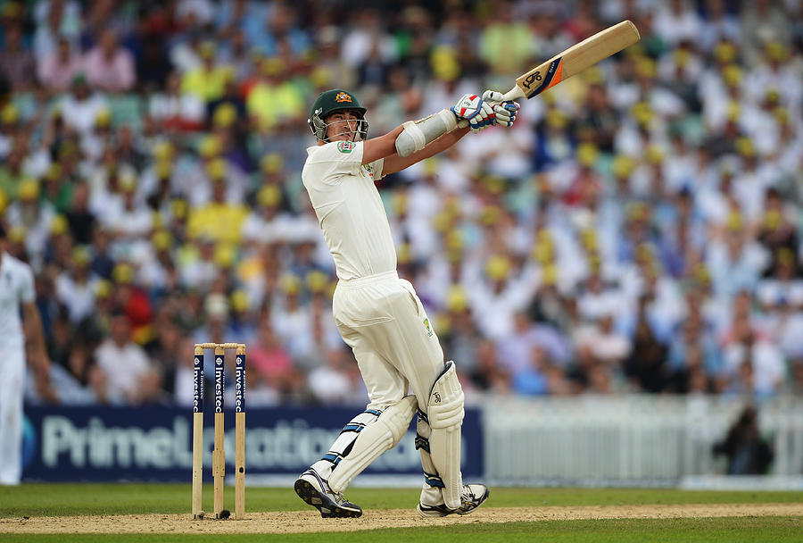 England v Australia: 5th Investec Ashes Test - Day Two #10 Photograph by Gareth Copley