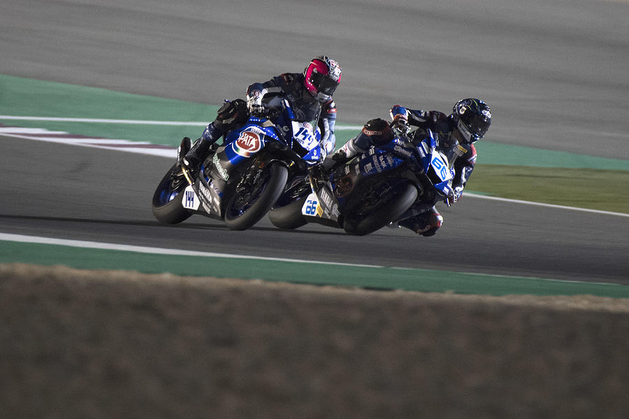 FIM Superbike World Championship in Qatar - Race 2 #10 Photograph by Mirco Lazzari gp