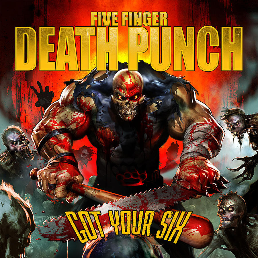 Five Digital Art - Five Finger Death Punch FFDP #10 by Gran Dzio