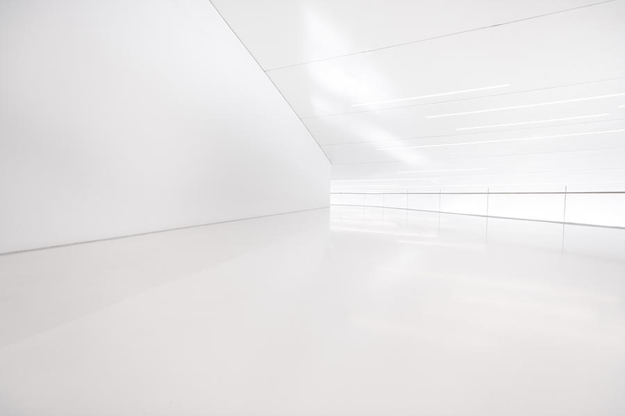 Futuristic empty room, 3D Rendering #10 Photograph by Ning Li