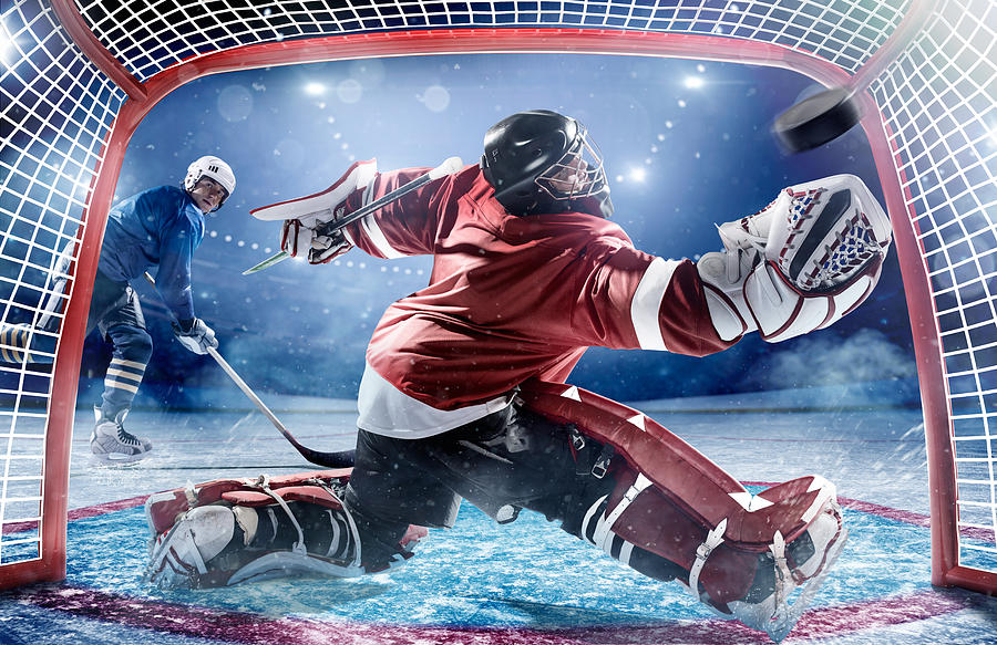 Ice Hockey Player Scoring #10 Photograph by Dmytro Aksonov