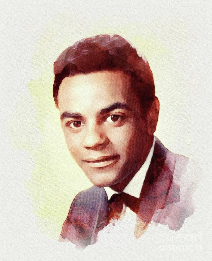 Johnny Mathis Music Legend Painting By John Springfield Pixels