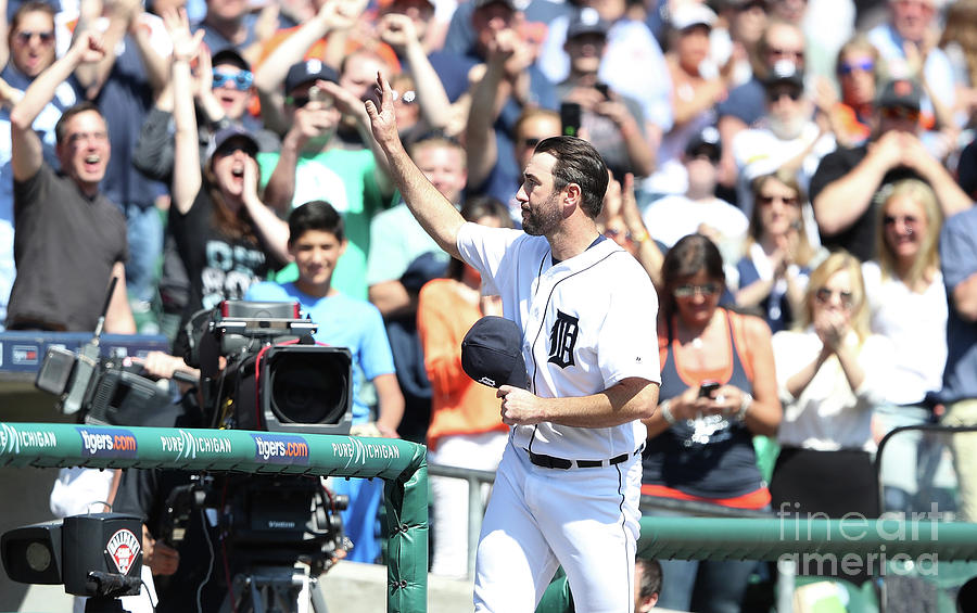 Justin Verlander Photograph by Leon Halip Justin Verlander Photograph by Leon Halip