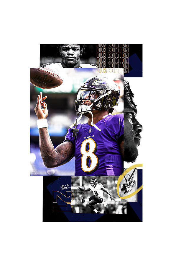 Lamar Jackson Jersey A - Man Cave Memorabilia