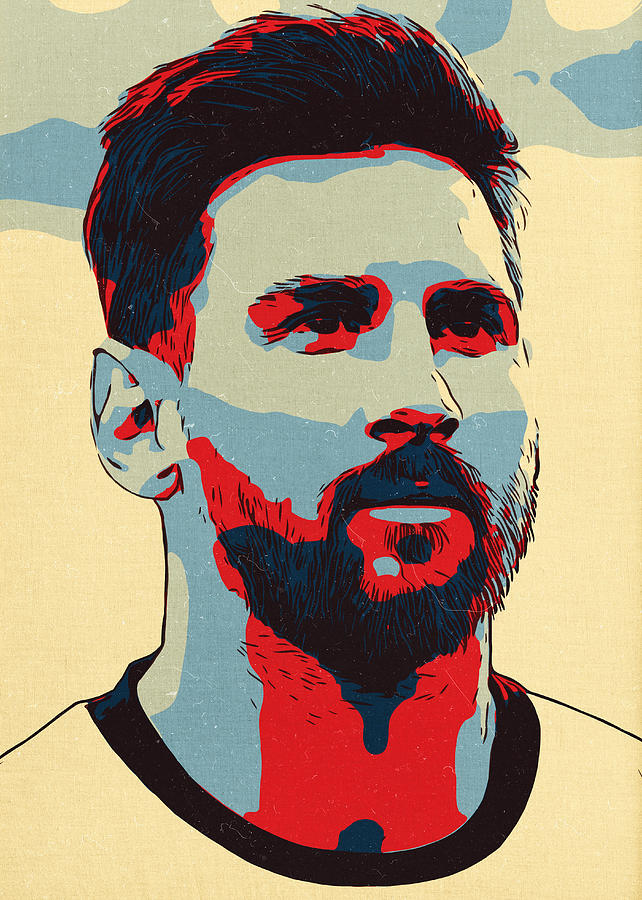 Lionel Messi Artwork Painting by Taoteching Art