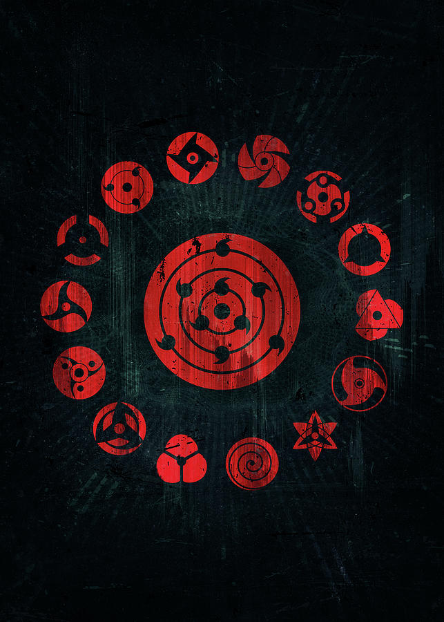 Mangekyou Sharingan Digital Art by Popart Galore - Pixels