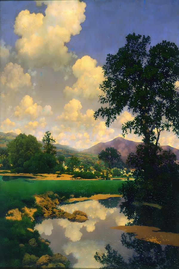 Maxfield Parrish High Quality Painting by Salmane Zid - Fine Art America