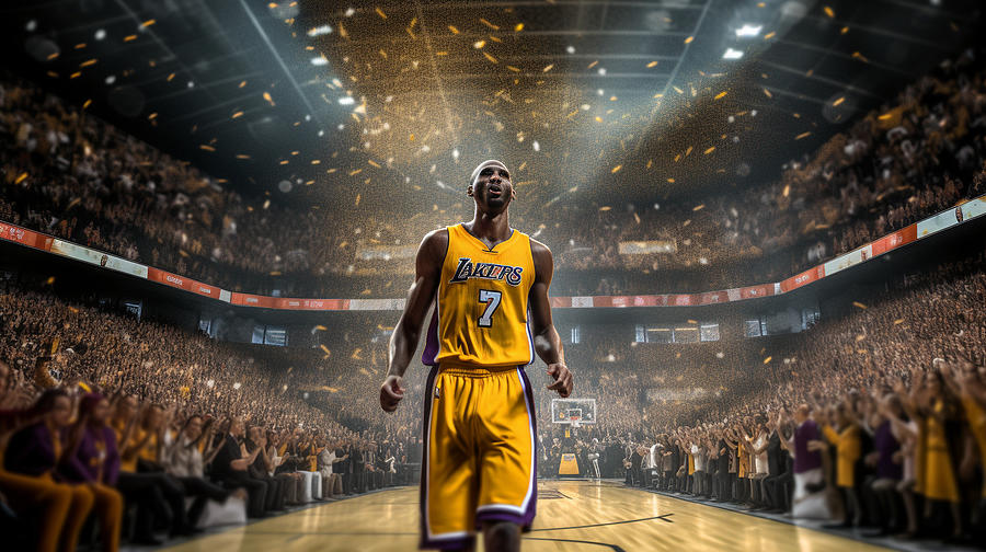 Maximalist  Famous  Sports  Athletes  Kobe  Bryant   By Asar Studios Painting