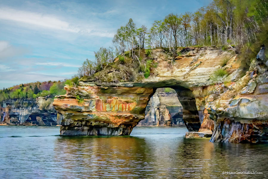 MI Pictured Rocks Shore Photograph by LeeAnn McLaneGoetz McLaneGoetzStudioLLCcom MI Pictured Rocks Shore Photograph by LeeAnn McLaneGoetz McLaneGoetzStudioLLCcom