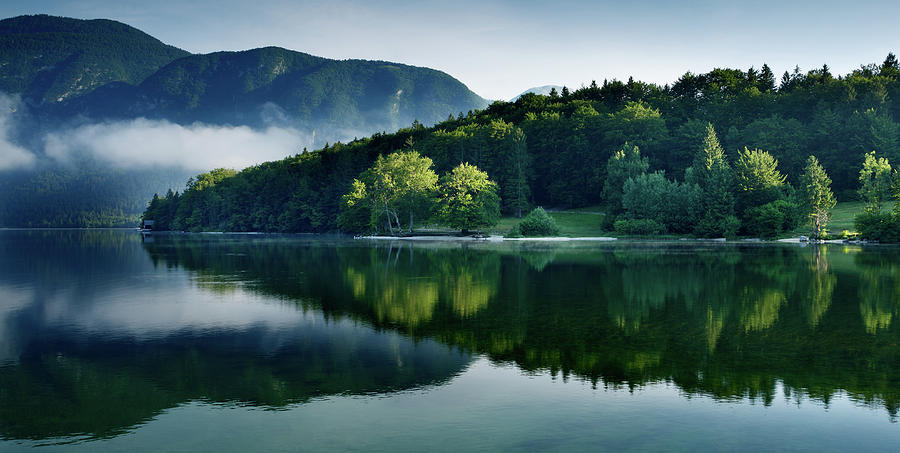 Morning at Lake Bohinj in Slovenia #10 Photograph by Ian Middleton