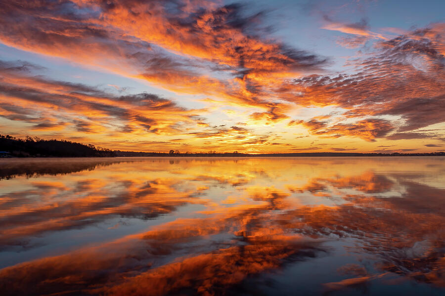 Reflections at Lake Worth - 13041 Photograph by Wall Art Of Texas
