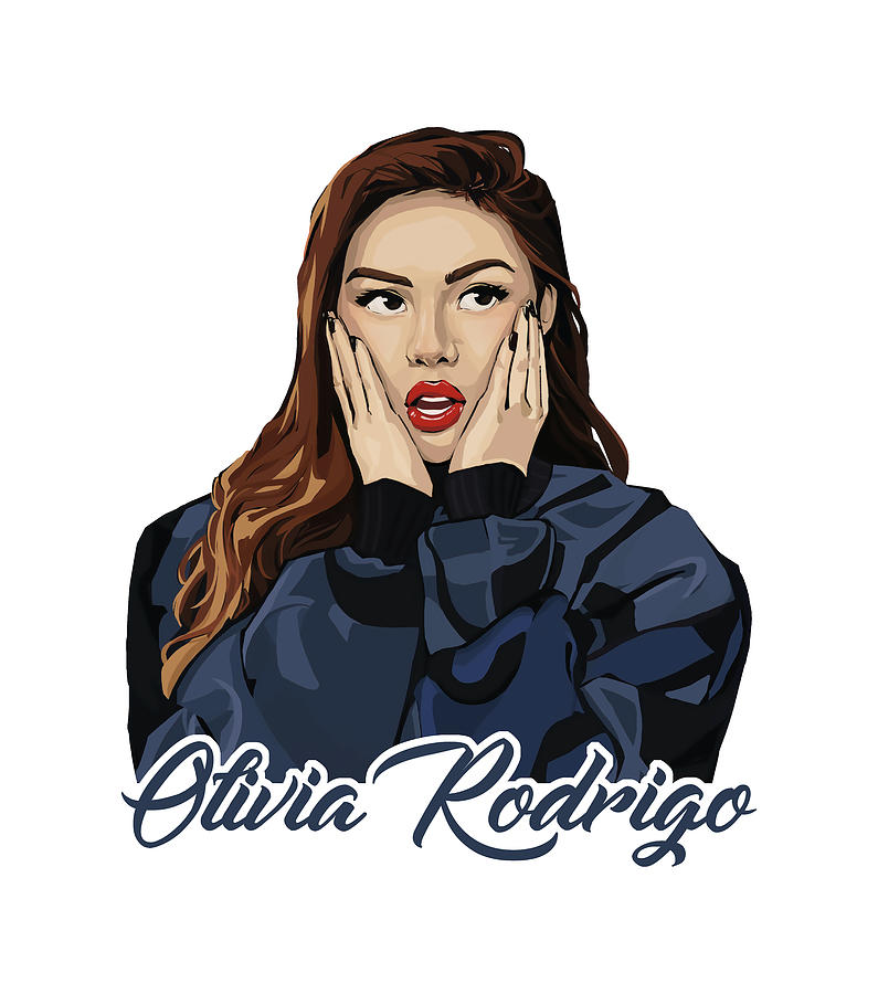 Olivia Rodrigo Cartoon Drawing