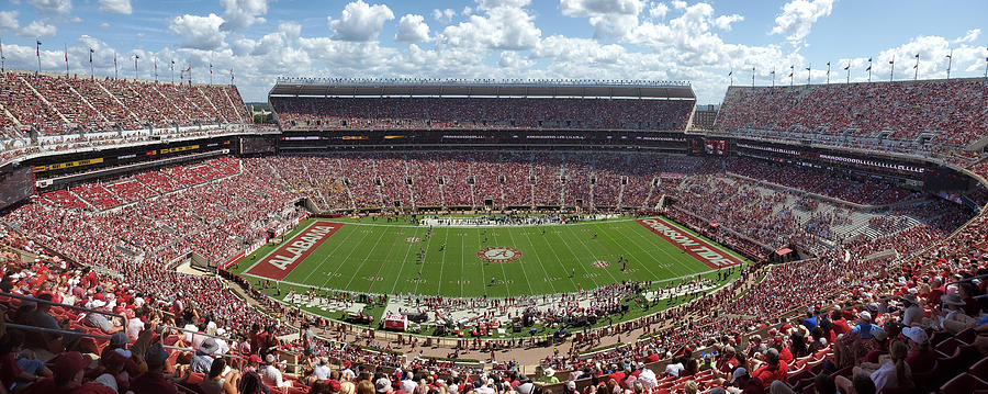 Panorama Bryant-Denny Stadium #11 Photograph by Kenny Glover