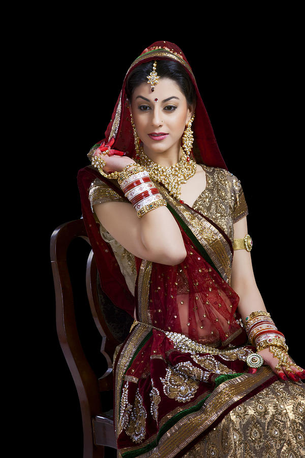 Portrait of a beautiful bride #10 Photograph by Sudipta Halder